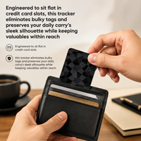 Traceur de cartes certifié MFi pour Apple Find My, traceur de portefeuille ultra-fin, localisateur GPS Bluetooth, chercheur d'objets pour iPhone IOS