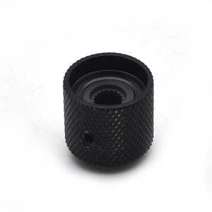 Perilla de sintonización de tono de domo de Metal con tornillos hexagonales, botones de Control de volumen para guitarra eléctrica, bajo, negro/cromo/dorado - Product Image 5