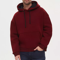 Sweat-shirts à capuche pour hommes en gros, personnalisables avec logo, haute qualité, coupe oversize, épaules tombantes, vierges, 460 grammes, épais
