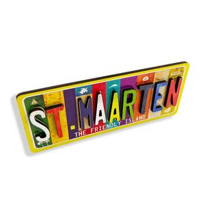 Ímã de geladeira personalizado com letras de Miami Beach, Flórida, St. Maarten MDF - Product Image 6