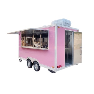 Camion de restauration rapide entièrement équipé de remorque de nourriture de BBQ de rue mobile à vendre - Product Image 1