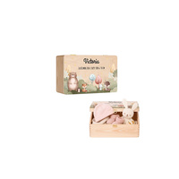 Boîte à souvenirs pour enfant sur le thème des animaux, personnalisable, cadeau de mariage personnalisé, boîte de rangement S/M/L/XL, couvercle en bois de pin naturel