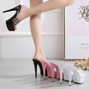 Chaussures de haute qualité en gros, talons hauts pour femmes, sexy, 15 cm, pantoufles et sandales de luxe, chaussures de créateur fantaisie pour femmes - Product Image 5