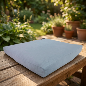 Grey Color <b>Rectangular</b> Shape Pattern Yoga Zabuton Meditation Seat <b>Cushion</b> Mat With Buck Wheat Hull Filling of High Quality - Product Image 3