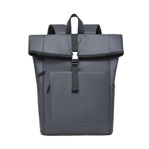 Custom European Outdoor Roll-top <b>Backpack</b>, Travel <b>Laptop</b> <b>Backpack</b> with a Roll-top Lid for Short Trips. - Product Image 6