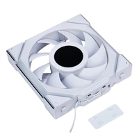 Ventilateur de boîtier PC sans fil RGB PWM Lianli UNI FAN SL120V3-1B/W, nouveau, réversible, pour jeux, refroidissement pour ordinateurs