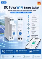 TUYA WiFi Smart Switch DC Remote Control APP Smart Switch Miniature Circuit Breaker Timer Peralatan Rumah Pintar