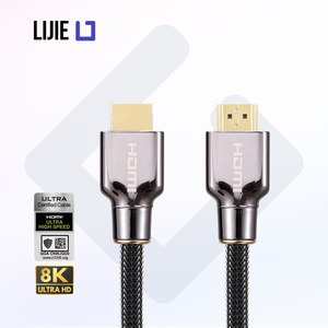 สาย HDMI 2.1 Ultra High Speed ที่ได้รับการรับรอง รองรับ 8K/60Hz Ultra HD เสียงและภาพ คุณภาพสูง หัวต่อแบบ Male to Male สำหรับทีวี จอภาพ โปรเจคเตอร์ - Product Image 2