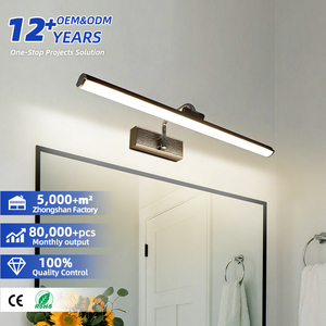 Applique murale moderne pour hôtel, éclairage intérieur doré pour miroir, système d'éclairage pour cadre de salle de bain, éclairage LED pour table de toilette et photos - Product Image 1