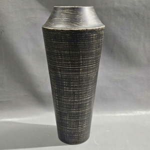 Contemporary Metal Decorative Tabletop Vase with Textured Finish Eco-Friendly Custom Size for Home Decor Wholesale Manufacturer - Product Image 1