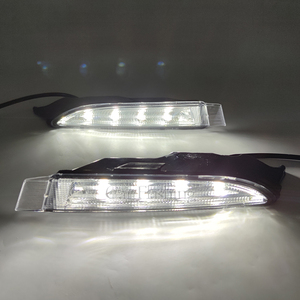 Pour VW <span class=keywords><strong>Golf</strong></span> <span class=keywords><strong>6</strong></span> MK6 R20 2009 2010 2011 2012 2013 voiture-style de voiture <span class=keywords><strong>LED</strong></span> pare-chocs avant lumière DRL feux de jour feux antibrouillard - Product Image 6