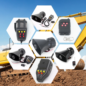 Sirena per auto corno 12V bocca quadrata altoparlante di avvertimento vocale multiplo per allarme moto - Product Image 1