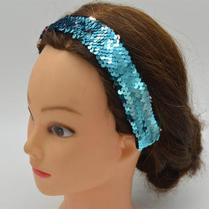 طوق الرأس البراق المرن العصري للفتيات المراهقات FF2349 طوق شعر للأطفال إكسسوارات الشعر للأطفال طوق شعر مزين بالترتر للحفلات - Product Image 4