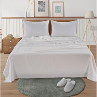 Parure de lit Bare Home 100 % coton, confortable et légère, avec housse de couette et drap-housse à poches profondes, pour lit King ou Queen, lavable en machine