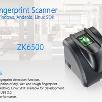 Lector Biométrico ZK-TECO ZK6500 Compatible con Android/Linux/Windows, Escáner de Huellas Dactilares USB con SDK Gratuito para Control de Asistencia
