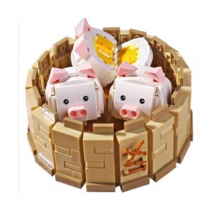 <span class=keywords><strong>LOZ</strong></span> Mini bloque DIY construcción ladrillo comida china modelo juguete té de la mañana chino bloque de conexión niño regalo montaje hogar ornamento - Product Image 6