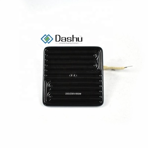 DaShu Industrial <strong>Heating</strong> Resistance <strong>Infrared</strong> Ir <strong>Ceramic</strong> <strong>Heating</strong> <strong>Elements</strong> 122*122mm <strong>Infrared</strong> Radiant <strong>Ceramic</strong> Heater - Product Image 3