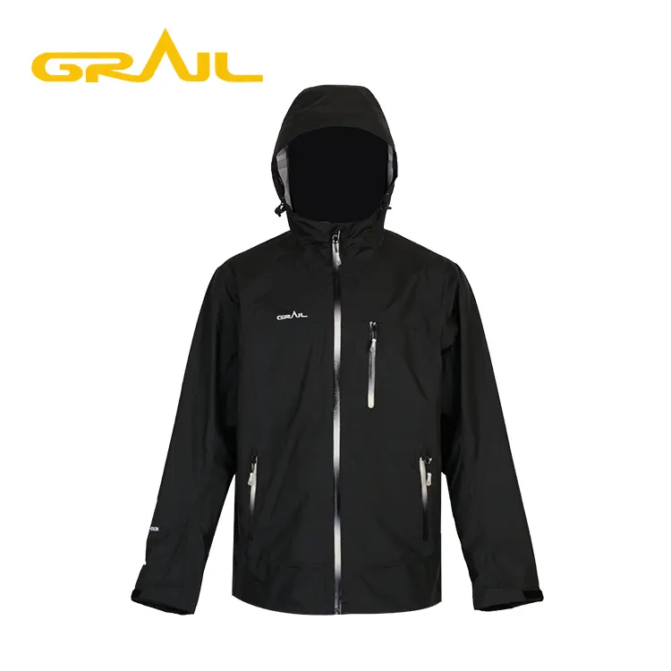 Hot sale soft outside waterproof security rain polyester mens sport jacket