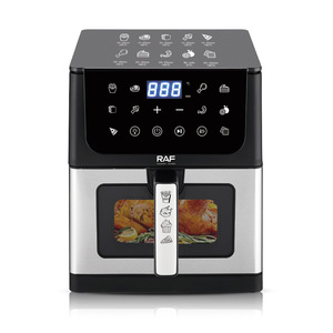New Home 8L air Fryer Healthy Material Upper <b>Heating</b> <b>Tube</b> and Lower <b>Heating</b> <b>Tube</b> Touch Screen Control - Product Image 3