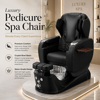Fauteuil de pédicure électrique de luxe avec bassin pour les pieds, base en marbre, personnalisable, pour salon de manucure, spa, canapé de beauté, canapé de massage