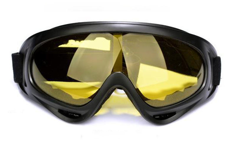 เลนส์สีดำ + สีเหลืองสดใส