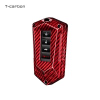 Couverture de clé de voiture en Fiber de carbone T-carbon Fashion pour Lexus 2 3 4 boutons couvre-clés accessoires intérieurs automatiques étui à clés ventes d'usine