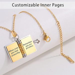 <span class=keywords><strong>Collana</strong></span> <span class=keywords><strong>con</strong></span> Libro 'La Mia Piccola Stella' per Figlia Figlio, Regalo di Compleanno, Festa della Mamma, Gioiello d'Amore - Product Image 5