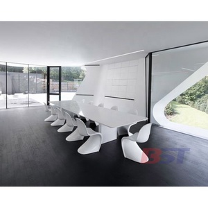Mesa <span class=keywords><strong>de</strong></span> reuniones minimalista <span class=keywords><strong>de</strong></span> <span class=keywords><strong>piedra</strong></span> <span class=keywords><strong>artificial</strong></span>, muebles <span class=keywords><strong>de</strong></span> oficina populares <span class=keywords><strong>de</strong></span> alta calidad - Product Image 5