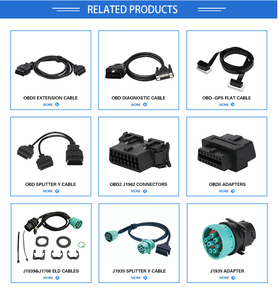 Lector de código <span class=keywords><strong>OBD</strong></span> II negro personalizado Cable de diagnóstico <span class=keywords><strong>Obd</strong></span> 2 Splitter - Product Image 5