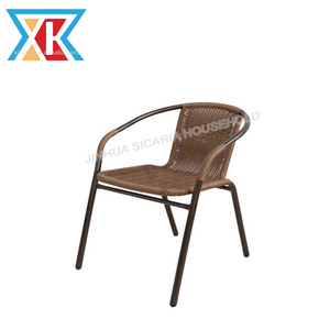 Silla de mimbre redonda con diseño de moda para muebles de exterior - Product Image 5