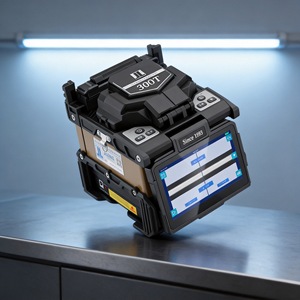 Empalmadora de Fibra Óptica Jilong 300T con Alineación de Núcleo de 6 Motores para Uso en Telecomunicaciones - Product Image 1