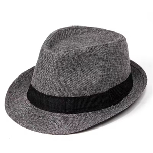 Cappello da sole da uomo in <span class=keywords><strong>lino</strong></span> con stampa serigrafica per adulti <span class=keywords><strong>di</strong></span> mezza età e anziani, estivo, per uso esterno, traspirante, fresco, regolabile, in <span class=keywords><strong>paglia</strong></span> - Product Image 1