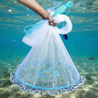 Filet de pêche en nylon monofilament de haute qualité, fabriqué en Chine, pour la pêche à la traîne et au lancer, avec cordon de serrage