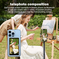 2025 nouvel écran HD adapté pour iPhone et Android écran de moniteur Vlog Selfie de téléphone sans fil magnétique intelligent