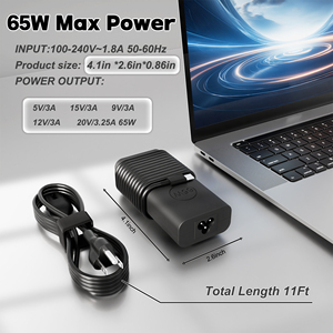 Caricabatterie Rapido <span class=keywords><strong>Dell</strong></span> Tipo C 65W per Laptop <span class=keywords><strong>Dell</strong></span> di Nuova Generazione - Product Image 4