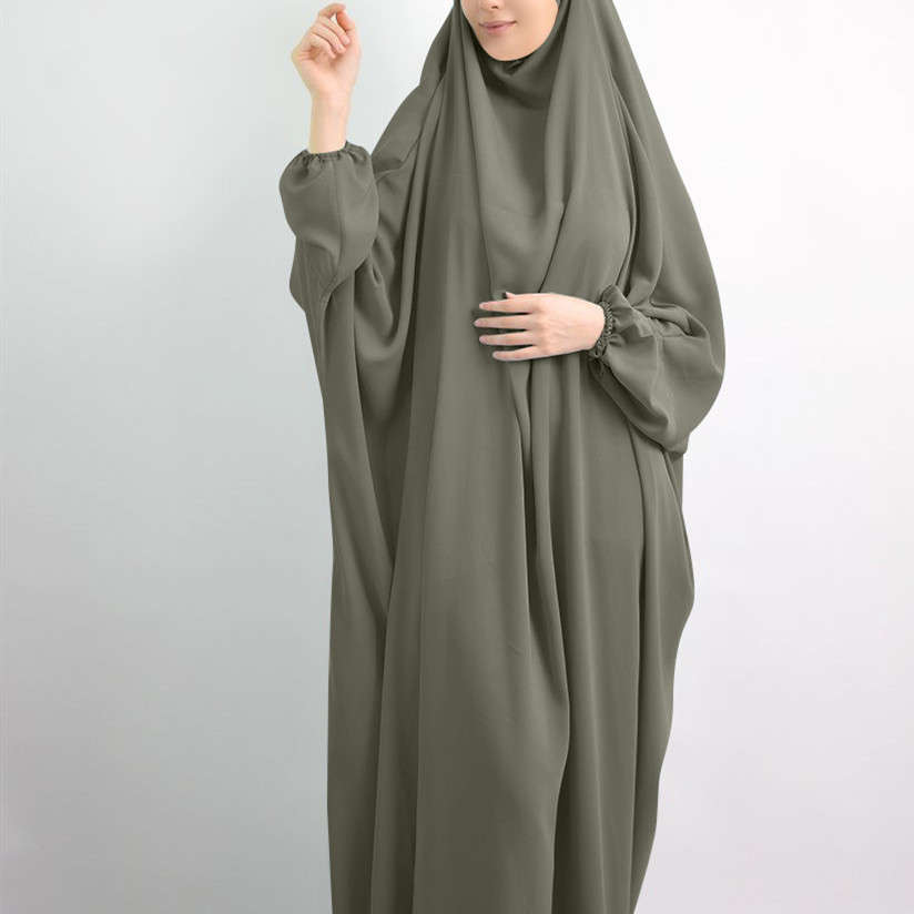 Wholesale Eid Abaya Dress Dubai Turkey Robe Dress Women Jilbab Abayas Closed Abaya Dress