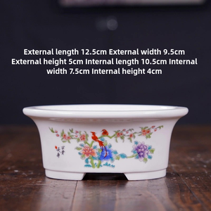 Yixing Vintage Chinois Glacé Bonsaï <span class=keywords><strong>Pot</strong></span> Moderne Dragon Suspendu <span class=keywords><strong>Pot</strong></span> pour La Maison Bureau Hôtels Resorts Pots De Fleurs Jardinières - Product Image 2