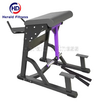 Chaise romaine professionnelle pour le développement des fessiers et des ischio-jambiers, banc multifonctionnel commercial pour l'entraînement en salle de sport, extension hyper inversée