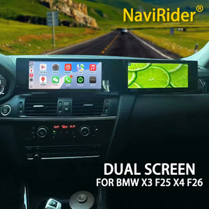 Carplay Pantalla Dual Para BMW X3 X4 F25 F26 2010-2017 CIC NBT Radio de Auto Reproductor Multimedia de Video Autoestéreo GPS Navegación Android - Product Image 1