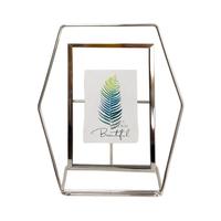 Moldura Decorativa para Marcos de Fotos, Moldura Geométrica de Metal para Mesa, Moldura para Marcos de Fotos en Venta para Decoración Moderna del Hogar, Regalos