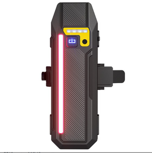 <span class=keywords><strong>Luz</strong></span> <span class=keywords><strong>Delantera</strong></span> <span class=keywords><strong>para</strong></span> Bicicleta de 2400 mAh con Tipo-C, Resistente al Agua, 500 Lúmenes, Bocina, Control Remoto, 7 Colores, Sensor, LED XPL RGB - Product Image 3