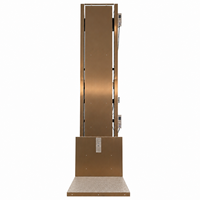 Monte-charge hydraulique CE OEM pour entrepôt, élévateur de marchandises durable à rail de guidage, capacité 500 kg, hauteur de levage 3m-9m