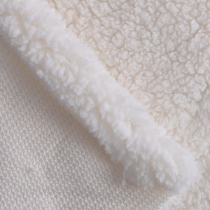 Mềm Polyester Dệt Kim Sherpa Lông Cừu Lông Thú Vải Bởi Các Sân Lông Cừu Chăn Chất Liệu - Product Image 4