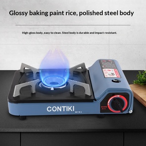 เตาแก๊สปิคนิคพกพา Baohe ป้องกันลม พร้อมอุปกรณ์จุดไฟ สำหรับตั้งแคมป์และปิ้งย่าง รองรับ 3-5 คน - Product Image 2