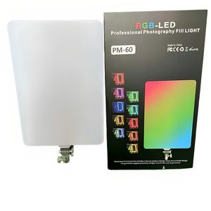 24 pulgadas RGB colorido LED Control remoto Panel de relleno luz estudio Video en línea transmisión en vivo grabación teléfono Cámara foto lámpara - Product Image 1