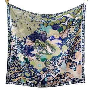 90x90cm 14 Momme Twill Mulberry <b>Silk</b> <b>Square</b> <b>Scarf</b>, New Arrival Wholesale Women Fashion Shawl Neck - Product Image 5