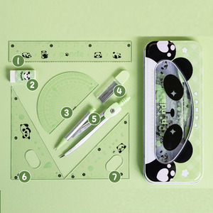 Règle de mesure géométrique à motifs de dessins animés, livraison rapide, longueur maximale 25 cm, autres nécessités quotidiennes - Product Image 2