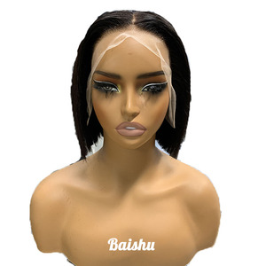 ผมมนุษย์100% ลูกไม้บ๊อบเอชดี4*4นิ้วเรียบและเป็นธรรมชาติไม่ใช้กาวสไตล์บราซิลและเวียดนาม - Product Image 1