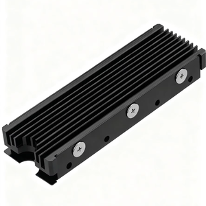 Mhqjrh <span class=keywords><strong>M.2</strong></span> <span class=keywords><strong>2280</strong></span> <span class=keywords><strong>SSD</strong></span> tản nhiệt dual-side nhôm thiết kế CNC gia công nhiệt Silicone Pad PC/ps5 PCIe NVMe SATA - Product Image 1