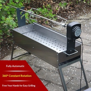 Parrilla Eléctrica Giratoria Automática de Carbón con Construcción Metálica para <span class=keywords><strong>Barbacoa</strong></span> al Aire Libre - Product Image 2